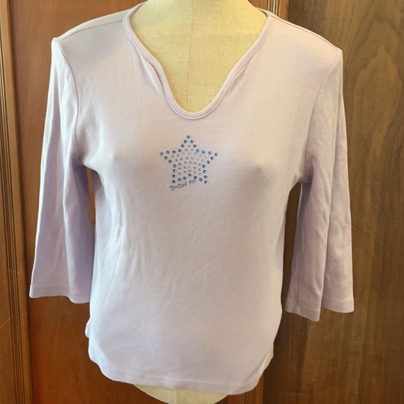 Limited Too top glitter rhinestone star Tween XXL - Picture 11 of 11